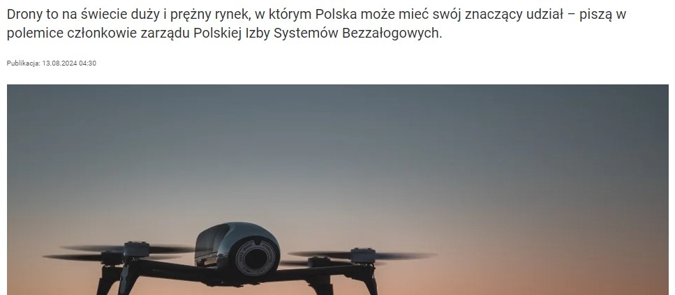 Nie straszmy dronami - Rzeczpospolita